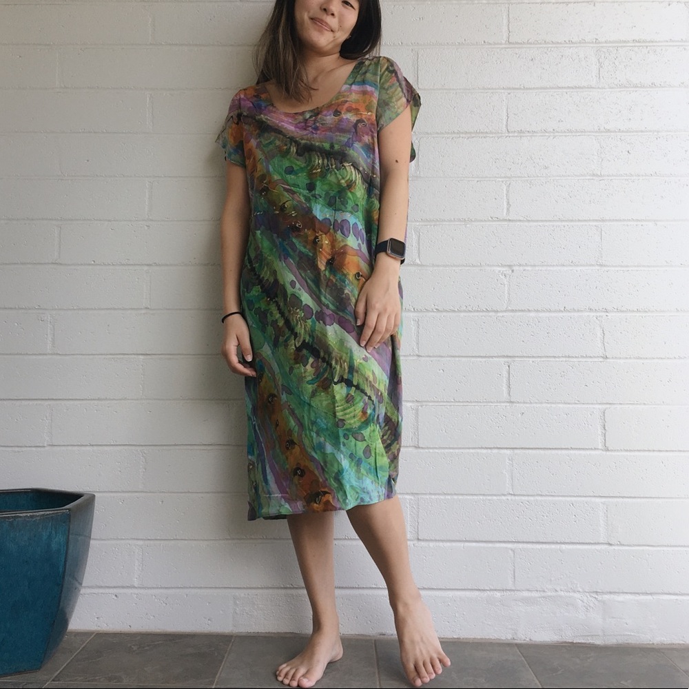 Vintage Flowy Dress